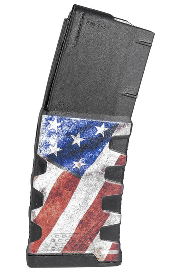 Mission First Tactical Extreme Duty AR-15 5.56x45 .223 Rem 30-Rd Polymer Magazine - American Flag