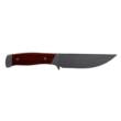 Old Timer Frontier Fixed Blade 5" 7Cr17 Drop Point Plain Stainless Steel Rosewood Handle - Leather Sheath
