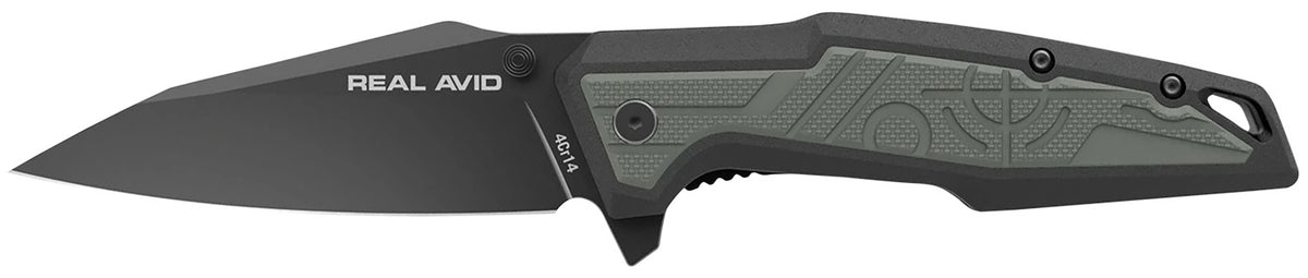 Real Avid RAV-1 3.25" Manual Folding Carry Knife Green/Black