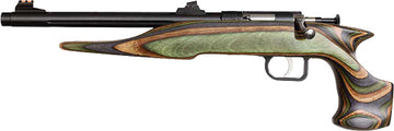 Chipmunk 40005 Hunter 22 LR 10.5" Single-Shot Bolt Action Pistol - Threaded Blued Barrel, Camo Laminate Stock