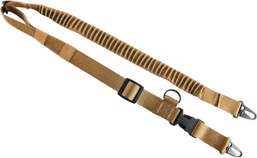 Red Rock Gear C3 2-to-1 Point Shock Webbing Rifle Sling Coyote 37-55" Adjustable