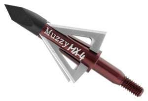 Muzzy MX-4 4-Blade 100gr 1 1/8" Cut Fixed Broadhead - 3 Pack