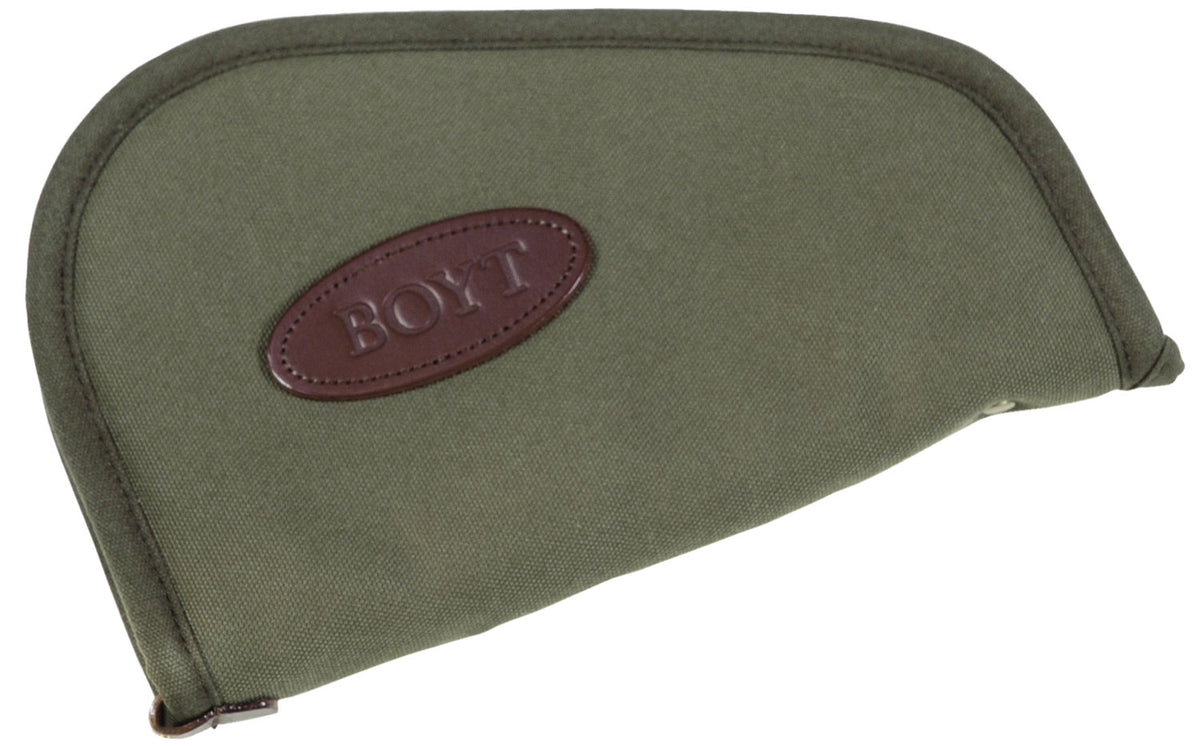 Boyt Harness Heart-Shaped Pistol Rug 10" OD Green Waxed Canvas
