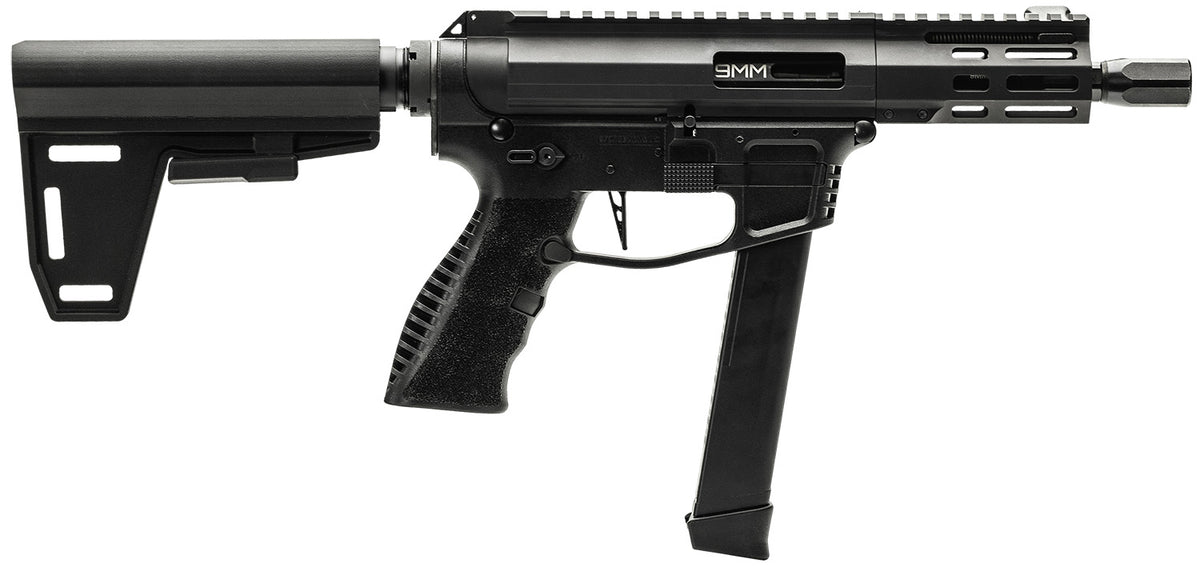 GForce Arms JAWBONE Hybrid 9mm Luger 5" 33+1 Semi-Auto Pistol - Black