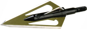 Magnus Broadheads Stinger 4-Blade 100gr 1-1/16" Cut Fixed Broadhead - 3 Pack