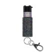 Sabre Jeweled Pepper Spray 0.54 oz 25 Bursts Snap Clip Twist Lock Black