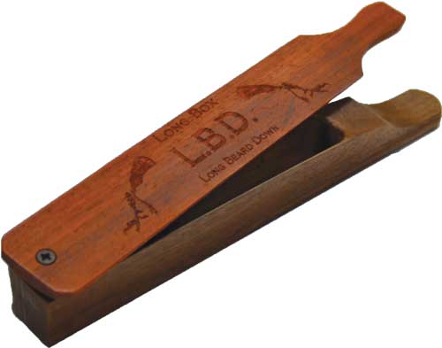 Pittman Game Calls LBD Long Box Turkey Call Padauk/Walnut