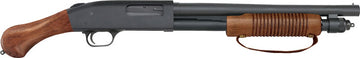 Mossberg 590 Nightstick 12 Gauge 3" 14.375" 5+1 Pump-Action Shotgun - Corncob Forend, Wood Pistol Grip