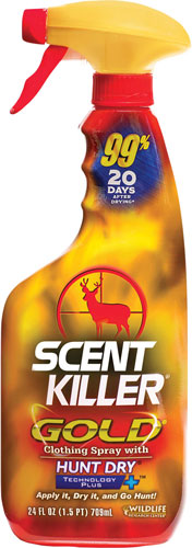 Wildlife Research Scent Killer Gold 24 oz Trigger Spray - Case Pack of 4