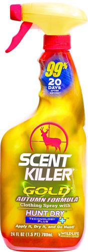 Wildlife Research Scent Killer Gold Autumn Formula 24 oz Scent Elimination Spray - Case Pack of 4
