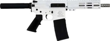 Great Lakes Firearms GL-15 AR-15 Pistol 223 Wylde 7.5" 30+1 Semi-Auto - White Cerakote