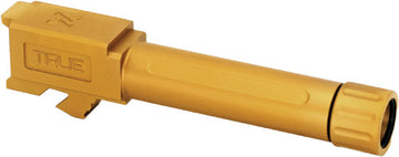 True Precision TPG26BXTG Glock 26 9mm Luger Threaded Gold TiN Drop-In Barrel