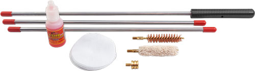 Pro-Shot Black Powder Cleaning Kit .50 Cal Muzzleloader - 12 in Stainless Rod