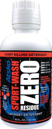 Atsko Zero Sport-Wash Laundry Detergent 18 fl oz Scent Elimination - Model 1338Z