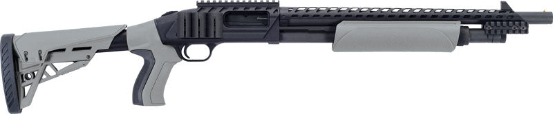 Mossberg 500 ATI Tactical 12 Gauge 3" 18.5" 5+1 Pump-Action Shotgun - TALO Edition, Blued/Gray