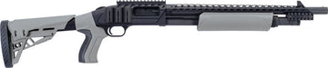 Mossberg 500 ATI Tactical 12 Gauge 3" 18.5" 5+1 Pump-Action Shotgun - TALO Edition, Blued/Gray
