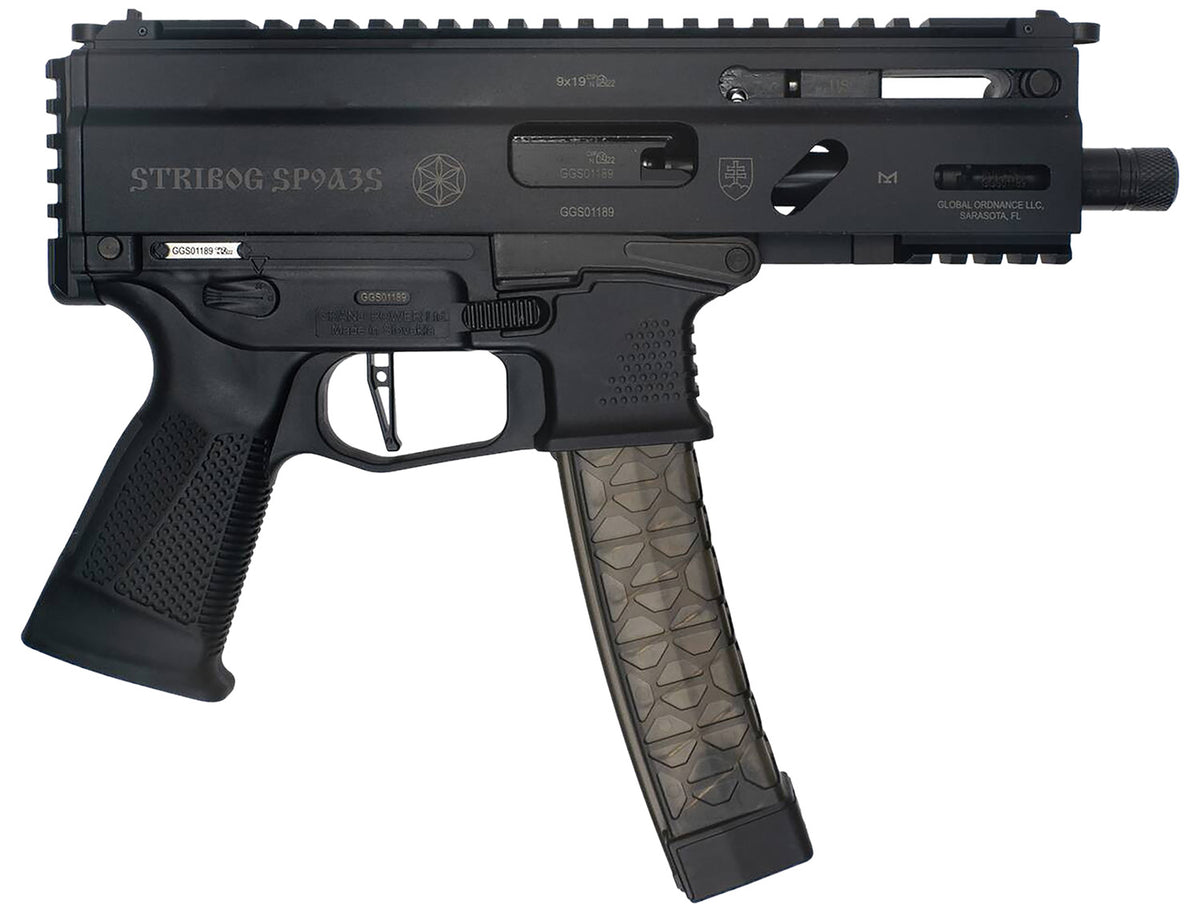 Grand Power Stribog SP9A3S 9mm Luger 5" 30+1 Semi-Auto Pistol