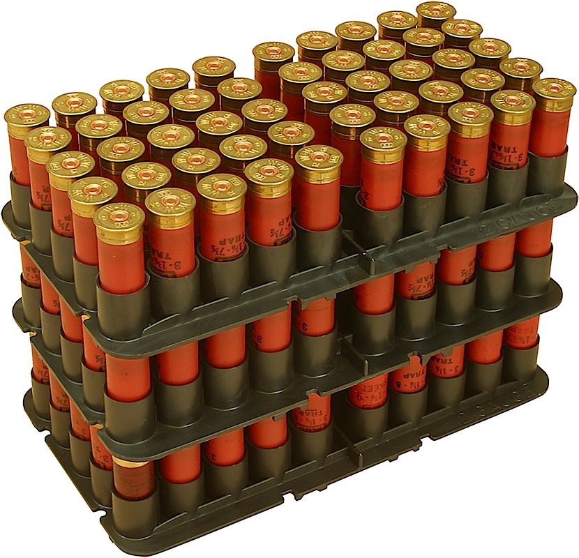 MTM Case-Gard ST-12-40 Shotshell Tray 12 Gauge 50-Rd Polypropylene Black