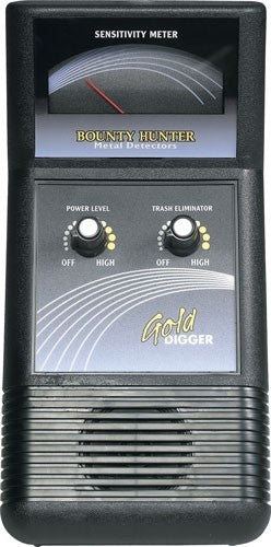 Bounty Hunter Gold Digger Metal Detector - 7" Waterproof Coil 6.6 kHz with Headphones