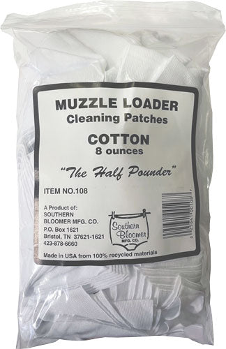 Southern Bloomers Muzzleloader 2-3/4" Cotton Cleaning Patches 225-Pack