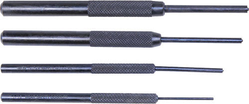 Guntec USA AR-15 Roll Pin Finishing Punch Set - 4-Piece Heat-Treated Steel
