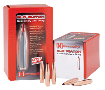 Hornady ELD Match 6.5mm .264 140gr Reloading Bullets - 100/Box