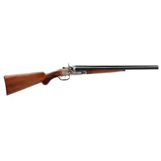 Cimarron Doc Holliday 12 Gauge 3" Chamber 20" Cyl/Cyl Side by Side Shotgun - Color Case Hardened Blued Walnut