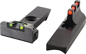 Williams FireSight Fiber Optic Sight Set for Browning Buckmark .22LR - Under 1" Rear Sight - Click Adjustable