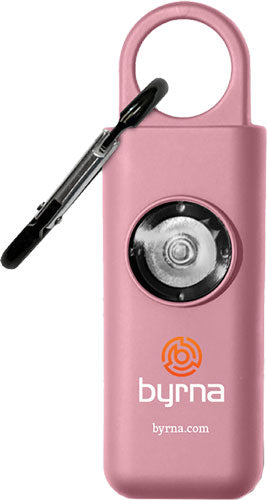 Byrna Technologies Banshee 130dB Personal Safety Alarm w/ LED Strobe & Clip - Pink
