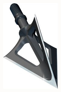 G5 Outdoors Montec CS 100gr 1 1/16" Cut Carbon Steel 1-Piece Fixed Broadhead - 3 Pack