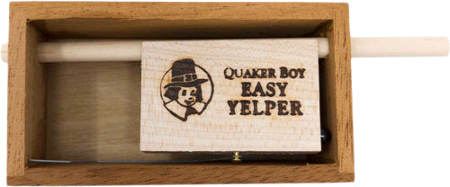 Quaker Boy Easy Yelper Push Button Turkey Call - Wood Friction Call