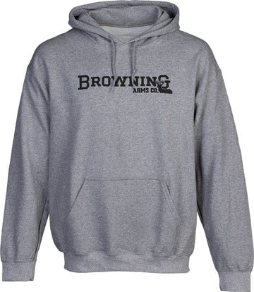 Browning Backfence Hoodie Heather Gray XX-Large