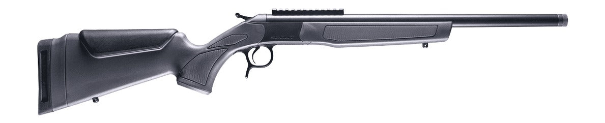 CVA Scout V3 338 ARC 16.5" 1-Rd Single Shot Rifle - Matte Blued/Gray Synthetic
