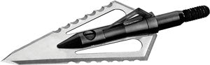 Magnus Broadheads Stinger Buzzcut 4-Blade 100gr 1-1/16" Cut Fixed Broadhead - 3 Pack