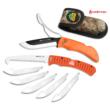 Outdoor Edge Razor Pro Saw Combo 3.5" 420J2 SS Folding Knife with 6 Replacement Blades & Sheath