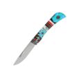 American Buffalo Knife & Tool Roper Sunset Series #2 3 in 1065 Carbon Steel Western Lockback Folding Knife