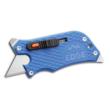 Outdoor Edge SlideWinder 0.75" Retractable Utility Knife w/ Screwdrivers & Bottle Opener - Blue
