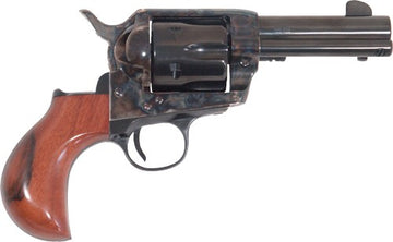 Cimarron Thunderball 45 LC 3.5" 6-Shot SAO Revolver - Color Case Hardened Blued Walnut Birdshead
