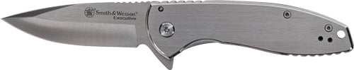 Smith & Wesson Executive Platinum 3" Stainless Drop Point Folding Knife