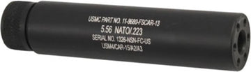 Guntec USA AR-15 5.5" Fake Suppressor 1/2x28 Anodized Black