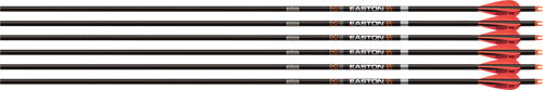 Easton 6.5mm Match Grade 400 33.65" Carbon Arrows 6-Pack w/ 3" AAE Hybrid Vanes