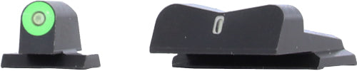 XS Sight Systems DXT2 Pro Big Dot Night Sights for S&W M&P Shield / Shield Plus / OR - Standard Height - Green Tritium
