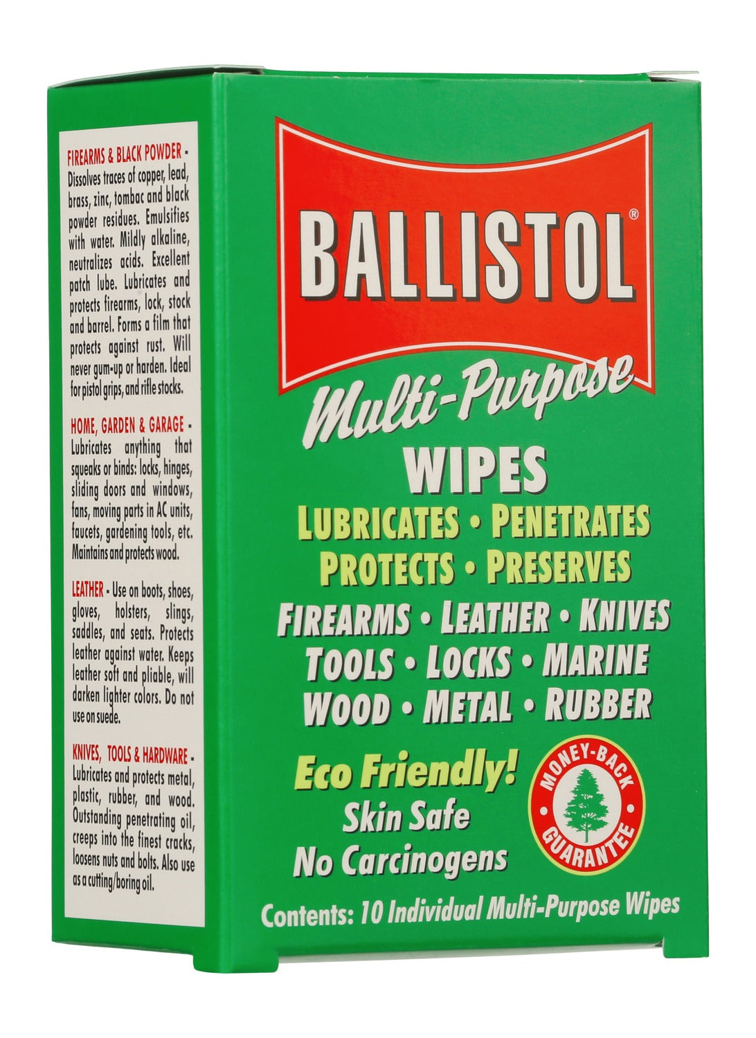 BALLISTOL WIPES 10 WIPES/BOX MULTI PURPOSE OIL