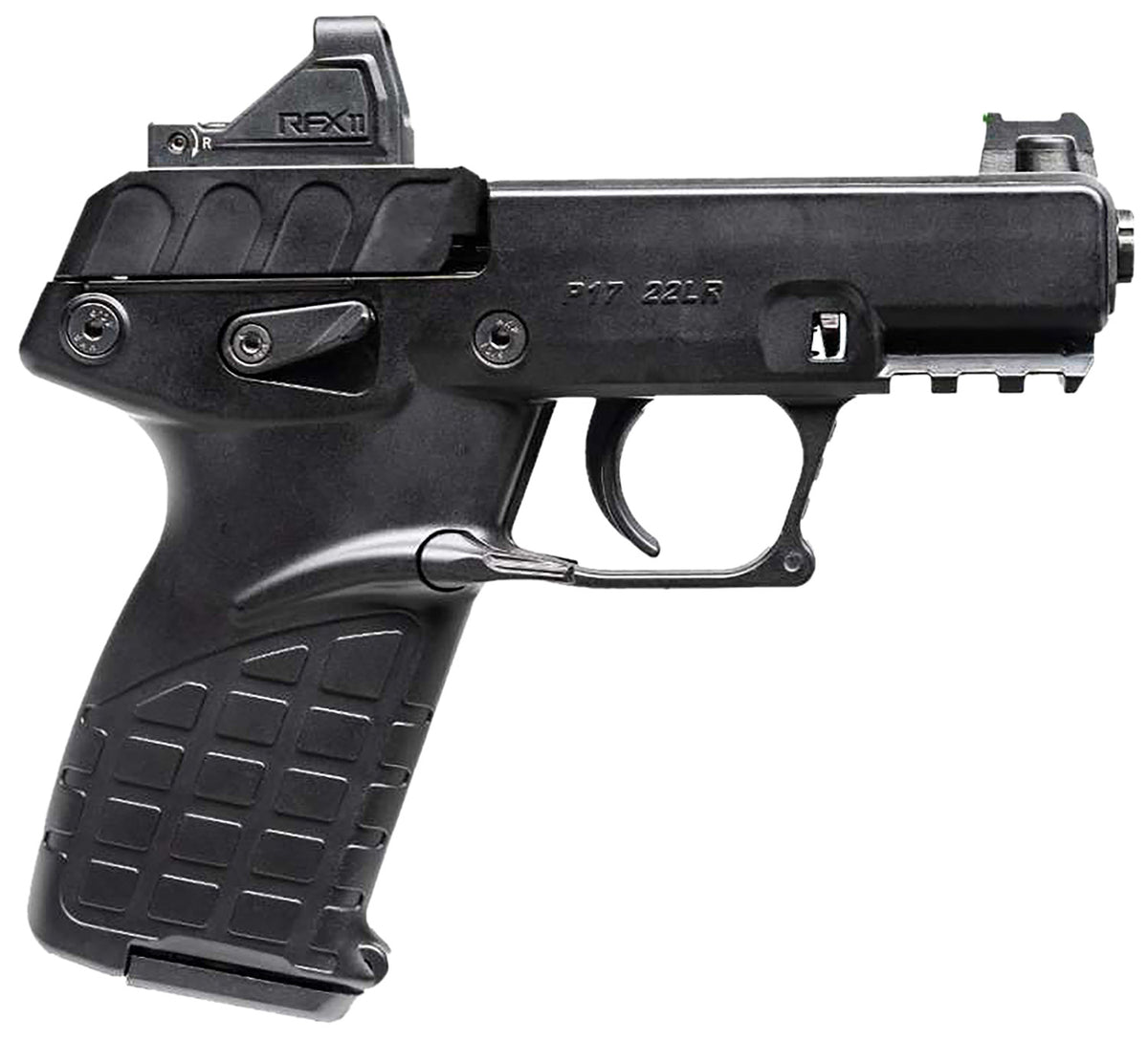 Kel-Tec P17 22 LR 3.8" 16+1 Black Semi-Auto Pistol - w/ Optic & Holster