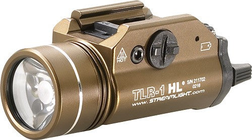 Streamlight TLR-1 HL 1000 Lumen C4 LED Weapon Light - FDE Brown