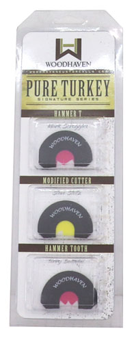 Woodhaven Calls Pure Turkey 3-Pack Mouth Calls