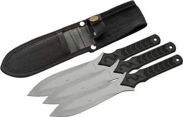 SZCO Rite Edge 10" Dragon Throwing Knife 3-Piece Set w/ Sheath