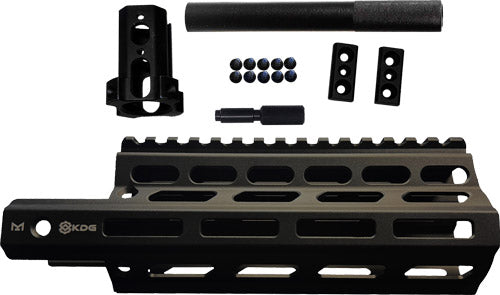 Kinetic Development Group SRX6 MK2 6" Stribog SP9 M-LOK Rail Extension Bundle - Black