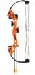 Bear Archery Brave Youth Compound Bow RH Orange 26" 15-25 lb Draw - Age 8+