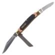 Old Timer Senior 3-Blade 3" Clip/Sheepsfoot/Spey Plain Stainless Steel Sawcut Delrin Folding Knife